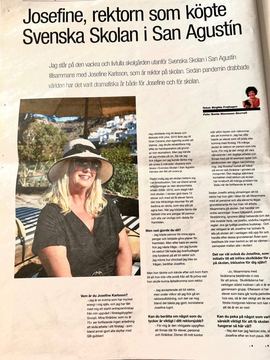 Urklipp ur Tidningen Dag & Natt, januari 2022, sida 1