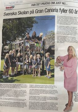 Urklipp ur Tidningen Dag & Natt, november 2025, sida 2